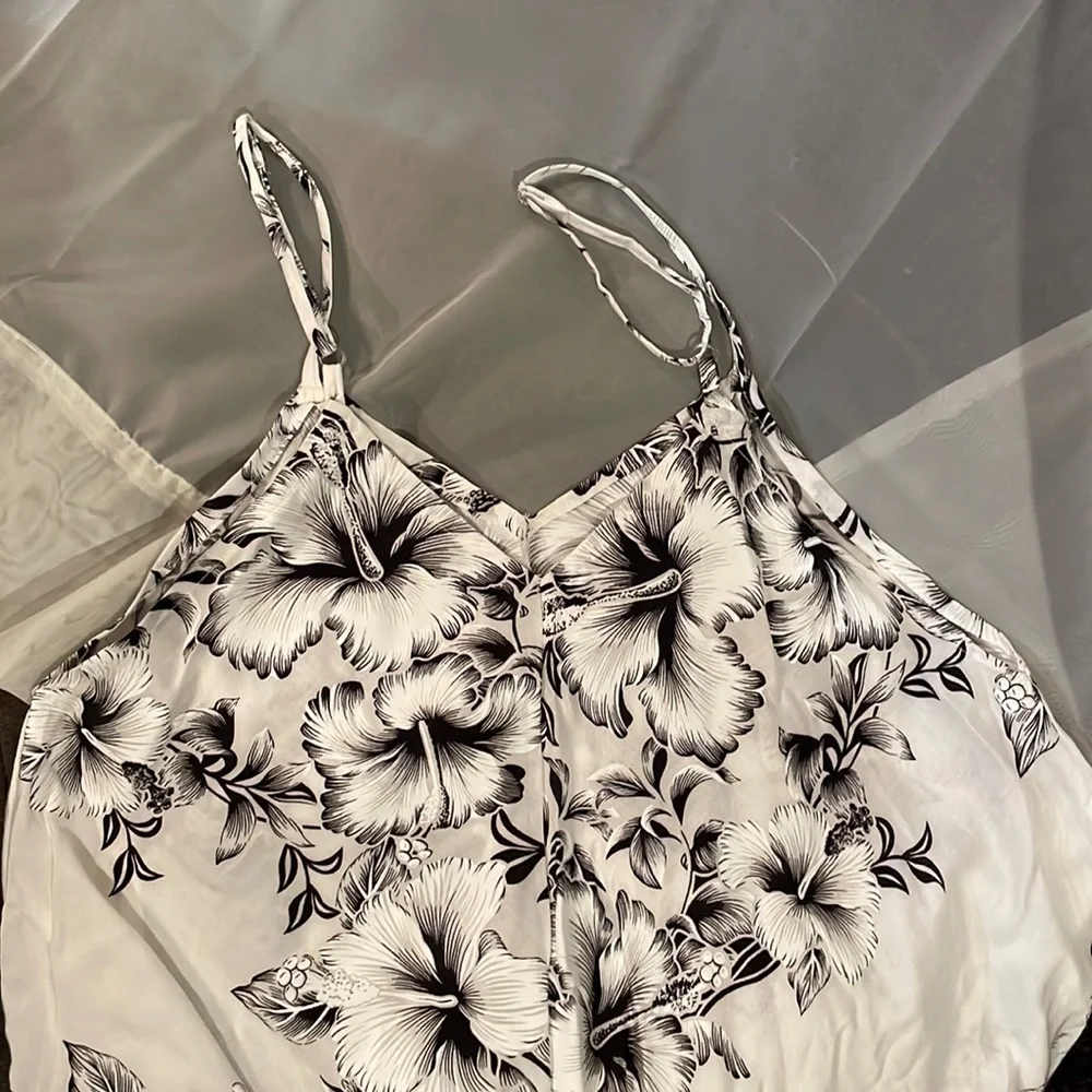 NWT Advance Apparels Floral Sleeveless Spaghetti Strap Dress